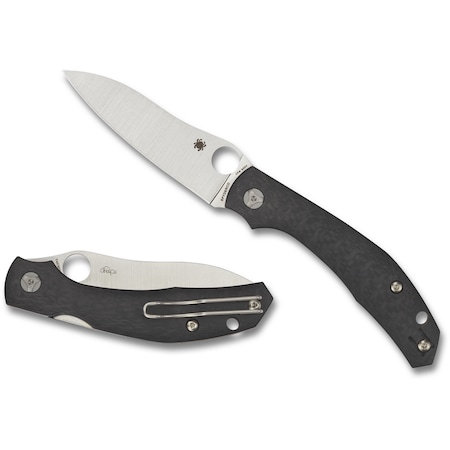 Spyderco 2024 Spyderco Kapara Carbon Fiber Plain SPY-C241CFP